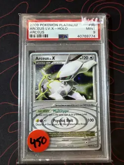 Arceus LV.X Holo #96 PSA 9 2009 Pokemon Platinum Arceus POP 198 - Image 1