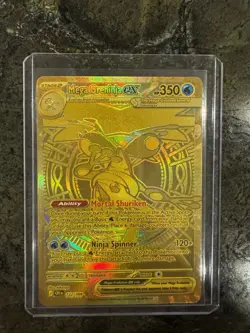 Pokemon TCG Chaos Rising Mega Greninja Ex GOLD 122/086 English - Image 1