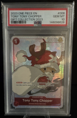 2023 One Piece ST01-006 Tony Tony Chopper Gift Collection Promo PSA 10 GEM MINT - Image 1