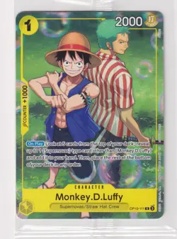 Monkey D Luffy OP10-111 Promo SEALED One Piece Card Game TCG English - Image 1