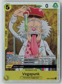Vegapunk EB02-056 One Piece Extra Booster: Anime 25th Collection Super Rare NM - Image 1