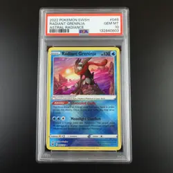 PSA 10 Radiant Greninja 046/189 Pokemon Astral Radiance Holo Graded Card - Image 1
