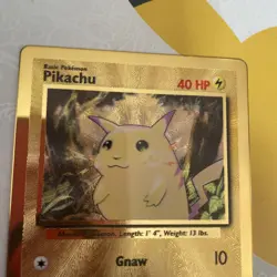Pokemon TCG Celebrations Gold Metal Pikachu Card 58/102 NM Condition - Image 3