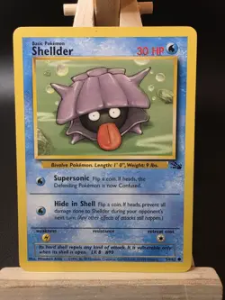 Shellder 54/62 Fossil common Pokemon Card WOTC NM - Image 1