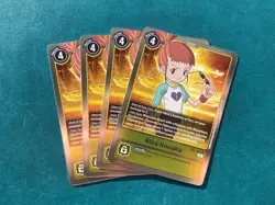 Rika Nonaka EX2-060 Playset Digital Hazard Digimon Card Game x4 - Image 1