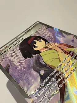 Pokemon Card Scarlet & Violet 151 Erika's Invitation 196/165 Holo Card NM - Image 3