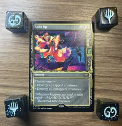 MTG Split Up (Showcase) [Duskmourn, Near Mint] - Image 1