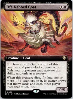 Oft-Nabbed Goat (Extended Art) 31 Commander: Lorwyn Eclipsed NM - Image 1