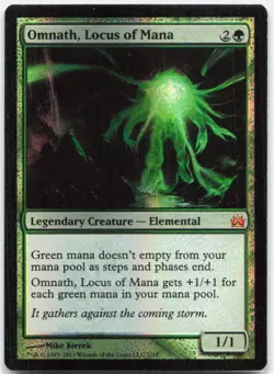 Omnath, Locus of Mana *Foil* V11 7 NM-LP - Image 1