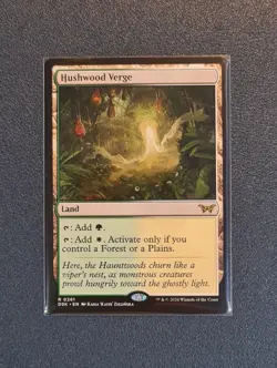 MTG Hushwood Verge - Duskmourn: House of Horror - DSK - NM+ Condition - Image 1
