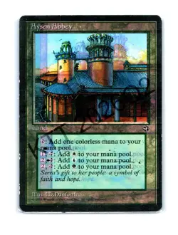 Aysen Abbey Land UC Homelands MTG LP Double Offset Misprint - Image 1