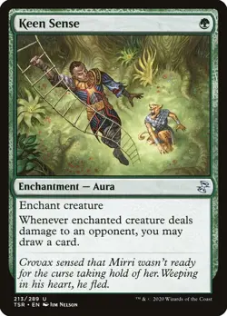 Keen Sense: MtG Magic the Gathering Time Spiral Remastered Uncommon - Image 1