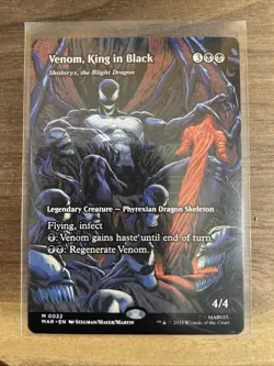 MTG Venom, King in Black (Borderless) Spider-Man Mythic Regular #22 NM MTG - Image 1