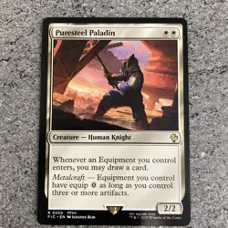 MTG - Puresteel Paladin - Image 1