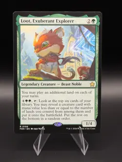 MTG Loot, Exuberant Explorer Foundations 106 NM Regular - Image 1