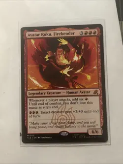 Avatar Roku Firebender Regular Avatar The Last Airbender MTG M112 - Image 1