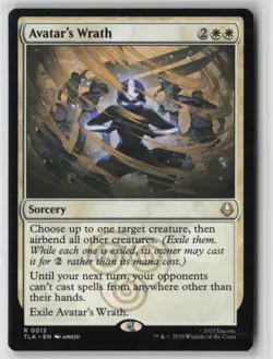 Avatar's Wrath 12 Rare Avatar: The Last Airbender Near Mint - Image 1