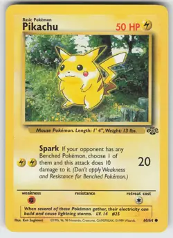 Pikachu Common Jungle 60/64 Pokemon - Image 1