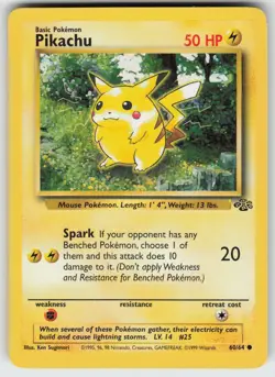 Pikachu Common Jungle 60/64 Pokemon - Image 1