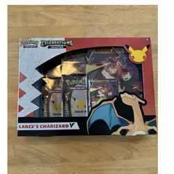 Pokemon Celebrations Collection Lance's Charizard V Promo Box - Image 1