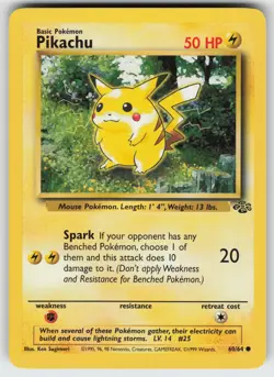 Pikachu Common Jungle 60/64 Pokemon - Image 1