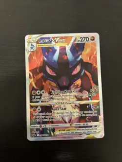Pokemon Lucario VSTAR (SWSH291/332) SWSH Black Star Promos LP HOLO - Image 1
