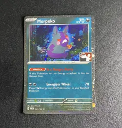 Pokemon Morpeko 121/182 Play! Prize Pack Series -Cosmo Holo w/ Swirl💫 -NM 1F #1 - Image 2