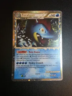 Pokemon Feraligatr Prime HGSS07 Heart Gold Soul Silver Promo- MOD PLAY - Image 1