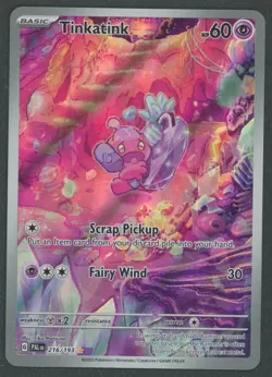 2023 Pokemon TCG Paldea Evolved Tinkatink 216/193 Holo Illustration Rare NM - Image 1