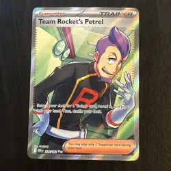 Pokemon TCG - Team Rocket's Petrel - Full Art - Destined Rivals - 226/182 NM - Image 1