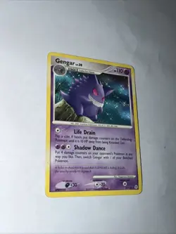 Pokemon Gengar 27/130 Diamond and Pearl Rare Holo 2007 110 HP English TCG - Image 1