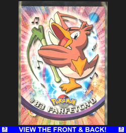 Farfetch'd 1999 Topps Pokemon TV Animation Edition Lightly Played Base 83 - Image 1