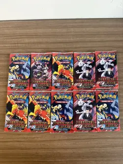 10x Pokemon TCG Destined Rivals Sleeved Booster Pack Factorey Sealed Lot Of 10 - Image 1