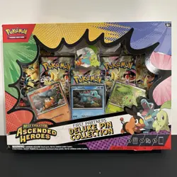 Pokemon TCG Mega Evolution Ascended Heroes First Partners Deluxe Pin Collection - Image 1