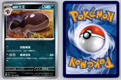 Paldean Clodsire 080/129 Dark Crystal Blaze Chinese Pokemon Near Mint - Image 3