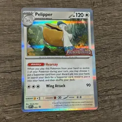 Pelipper (Prerelease) 022 Holo Promo Scarlet & Violet Promo Pokemon Near Mint - Image 1