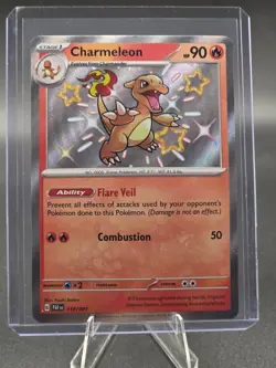 2024 Pokemon SCARLET&VIOLET PALDEAN FATES CHARMELEON SHINY ULTRA RARE HOLO... - Image 1