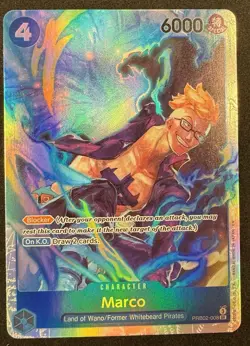 One Piece TCG Marco PRB02-008 Premium Booster Vol. 2 SR English - Image 1