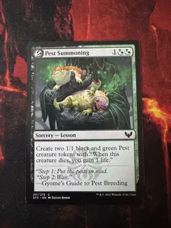 MTG - Pest Summoning - STX - 211/275 - Image 1
