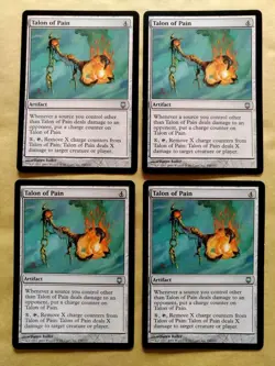 4x Talon of Pain - MTG Darksteel DST Uncommon Excellent (EX) - Image 1