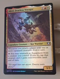 Akiri, Fearless Voyager (Foil) - MTG Commander Masters CMM Uncommon Near Mint NM - Image 1