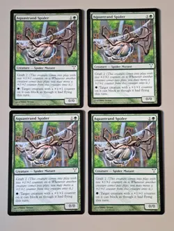 4x Aquastrand Spider - MTG Dissension DIS Common Excellent (EX) - Image 1