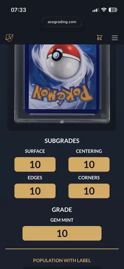 ACE 10 Bubble Mew 191/151 SCHN Collect 151c Surprise Pokemon Chinese Perfect 10s - Image 3