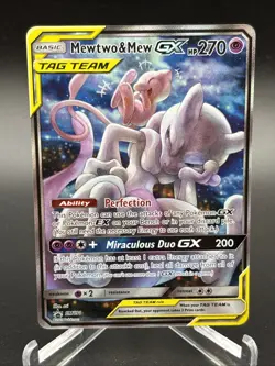 The Pokemon Company Mewtwo & Mew GX SM191 TAG TEAM Promo Holo HP 270 Card - Image 1