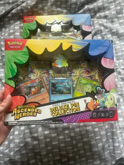 Pokemon TCG Ascended Heroes First Partners Deluxe Pin Collection x2 2 boxes inc - Image 2