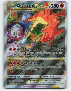 2022 Pokemon, Sword & Shield Promos, #SWSH262 Charizard VSTAR, Black Star (b) - Image 1