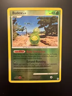 Pokemon TCG - Budew Reverse Holo (43/130) - Diamond and Pearl Base Set - Image 1