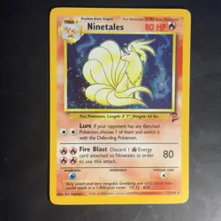Pokemon Vintage Holo Ninetales 013/130 Base Set 2 Wizards Of The Coast 2000 - Image 1