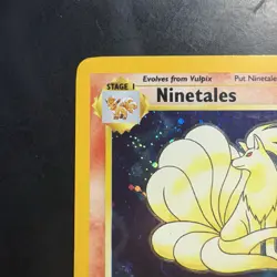 Pokemon Vintage Holo Ninetales 013/130 Base Set 2 Wizards Of The Coast 2000 - Image 2