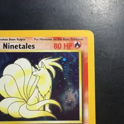 Pokemon Vintage Holo Ninetales 013/130 Base Set 2 Wizards Of The Coast 2000 - Image 3